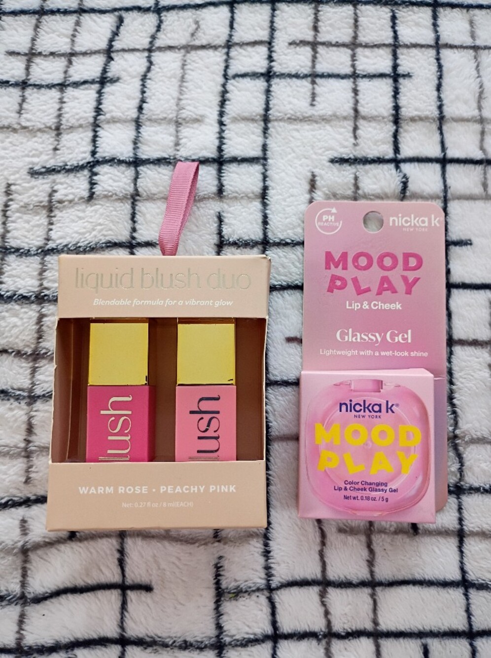 Liquid Blush Duo & Mood Play Glassy Gel Lip + Cheek - Pink Shades BRAND NEW LOT